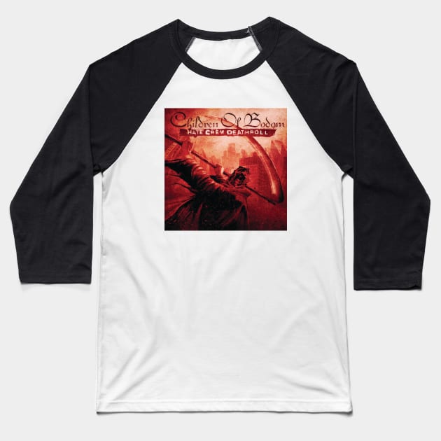 Children Of Bodom Hate Crew Deathroll Baseball T-Shirt by Mey X Prints
